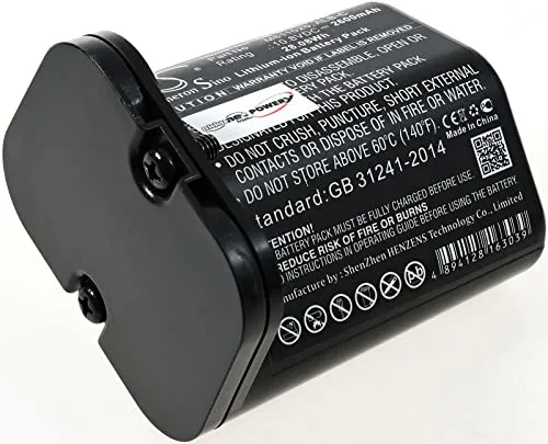 Powery Akku für iRobot Braava Jet M6 - 2600 mAh - Sonstiges Staubsaugerzubehör mit 2600 mAh Kapazität für längere Laufzeit und zuverlässige Reinigung. Ideal für iRobot Braava Jet M6.