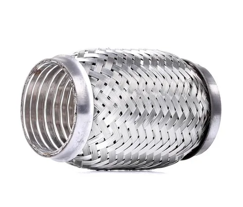 RIDEX Flexrohr Auspuff Abgasrohr Ø60mm 125mm Rohrverbinder:Flexibel ohne Anschlussrohr Edelstahl 3971F0058