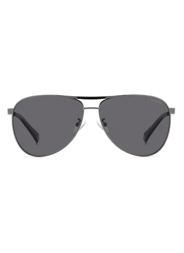 POLAROID PLD 2160/G/S/X Sonnenbrille, Dark Ruthenium, 62 für Herren, Dunkles Ruthenium, 62