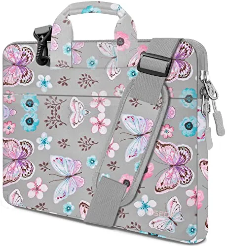 HSEOK 15 15.6 16 Zoll Laptoptasche Hülle, Griff Aktentasche Wasserabweisend Schutzhülle für MacBook Pro 16 15.4 Zoll, XPS 15, für die meisten 14