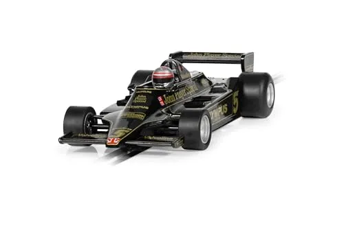 Scalextric C4494 1:32 Lotus 79#5 Andretti W.C. 1978 - Slotcar für spannende Rennerlebnisse - Slotcar Fahrzeuge für Autorennbahnen, detailgetreues 1:32 Modell mit integrierter Fahrerfigur für ein realistisches Rennerlebnis.