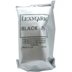 Original Lexmark Tintendruckkopfpatrone 75 schwarz für Z 42 52 Blister