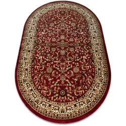 rugsX Teppich, Rot, Textil, Oval, 150x250 cm, Teppiche & Böden, Teppiche