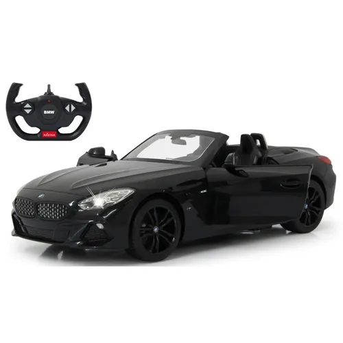 BMW Z4 Roadster 1:14 Ferngesteuert - Schwarz - RC-Modelle: Offiziell lizenziertes Deluxe Car Modell mit detailgetreuem Innenraum und manuell öffnenden Türen für ein realistisches Fahrerlebnis.