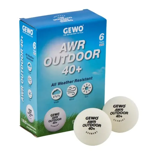 GEWO AWR Outdoor 40+ Tischtennisbälle von GEWO