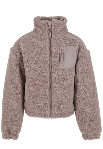 Urban Classics Kinder Winterjacke Girls Sherpa Mix Jacket von Urban Classics