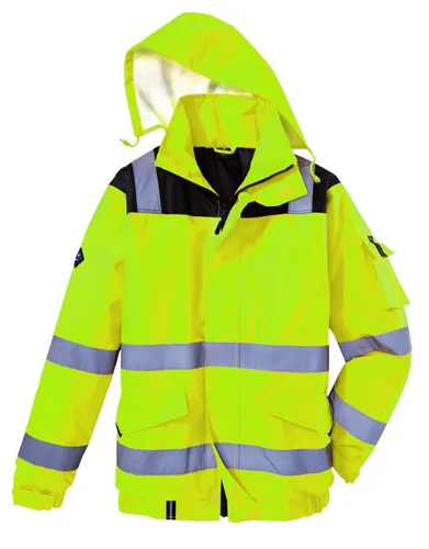Terrax Workwear Arbeitsjacke 61158 - Warnschutzjacke in Gelb, Größe M - Arbeits- & Schutzkleidung, 100 % Polyester, ideal für hohe Sichtbarkeit und Sicherheit bei der Arbeit.