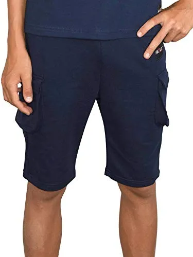 BEZLIT Jungen Shorts Kinder Kurze-Hose Cargo Capri Short Hosen Strech 30079 Navy 116/122