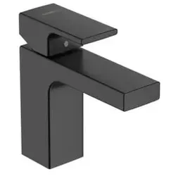hansgrohe Vernis Shape Waschtischarmatur 71561670 - Waschtischarmatur in mattschwarz mit EcoSmart und Air Power Technologie für effizienten Wasserfluss und Temperaturkontrolle, ideal für modernes Baddesign.