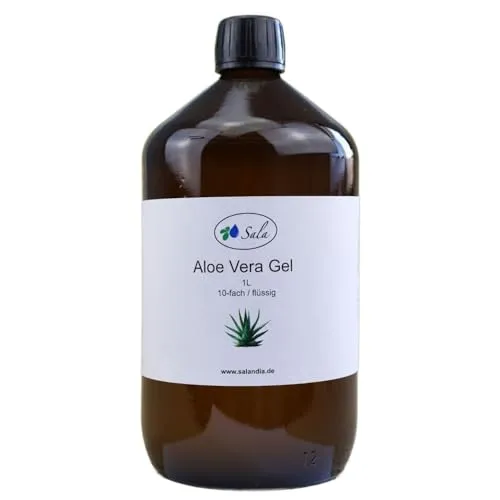 Sala Aloe Vera Gel 10 fach flüssig 1 L 1000 ml Glasflasche