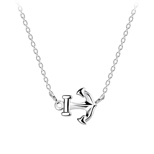Kette Anker Anhänger Halskette Sterling Silber 925 – Geschenk der Liebe - Abteilung: Damen, stilvolle Anker-Halskette aus 925er Sterlingsilber, ideal für besondere Anlässe wie Geburtstage oder Jahrestage. Anlaufgeschützt und elegant, ein zeitloses Geschenk mit persönlicher Note.