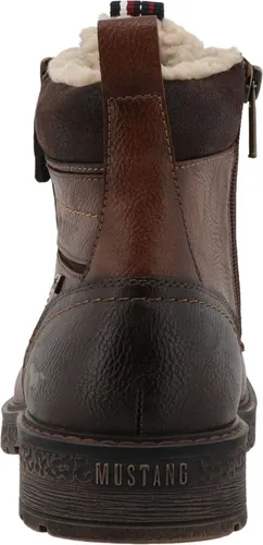 MUSTANG Herren Stiefelette 15M0081002 – Braun, Größe 43 EU - Stylische Herren Stiefelette von Mustang mit praktischem Reißverschluss. Das weiche Warmfutter sorgt für Komfort, während die flexible Laufsohle sicheren Halt bietet. Ideal für modische Auftritte!