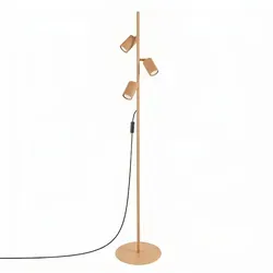 SOLLUX lighting Stehlampe KARBON 3 gold
