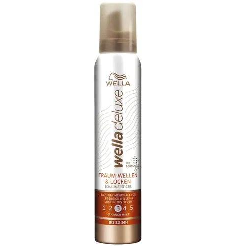 200ml Wella deluxe Traum Wellen & Locken Schaumfestiger Starker Halt bis zu 24h
