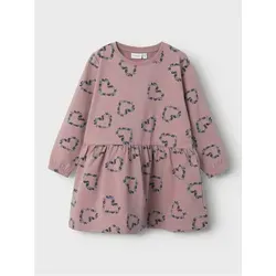 Name It Minikleid NMFOLUKRIA LS SWEAT DRESS BRU rosa 104 EU