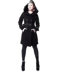 Vixxsin Wintermantel Damen Decay Coat schwarz M - Schwarz - M