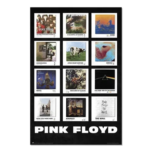 Poster PINK FLOYD - 12 Album Cover 61x91,5cm NEU 15646