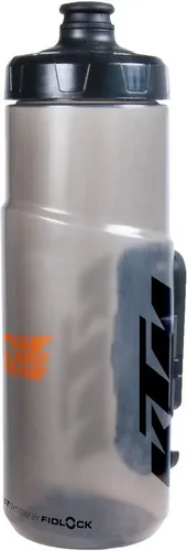 KTM Trinkflasche BI 600 Fidlock - BPA-freie 600 ml Trinkflasche mit innovativem Fidlock-Magnetverschluss für schnellen Zugang. Ideal für On- und Offroad-Fahrten, inklusive stabiler Halterung zur einfachen Montage am Fahrrad.