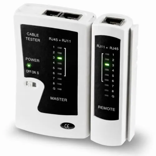 Kabeltester RJ45/RJ11 – Netzwerk- und Telefonkabeltester