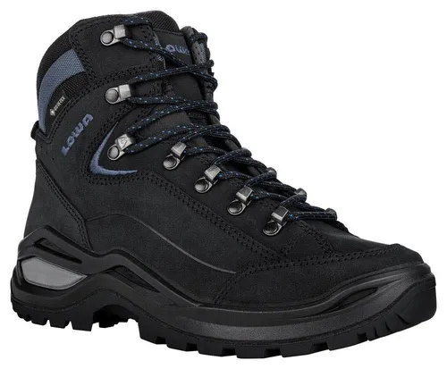 LOWA Renegade EVO GTX MID Ws - Strapazierfähige Wanderschuhe für Damen - Wanderschuhe aus robustem Nubukleder mit GORE-TEX für Wasserdichtigkeit und Atmungsaktivität, ideal für anspruchsvolle Outdoor-Abenteuer.