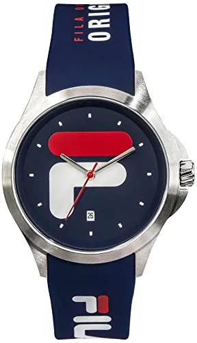 Fila Quarzuhr 38-181-002 - Armbanduhr mit edlem Edelstahlgehäuse, kratzunempfindlichem Mineralglas und 5 ATM Wasserdichtigkeit – perfekt für Sport und Alltag.