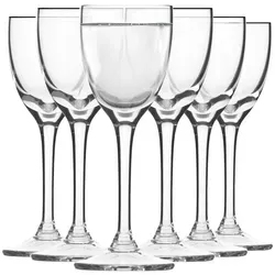 Krosno Glass Vodkagläser - Hochwertige Wodkagläser mit elegantem Stiel aus robustem Crystalline-Glas, ideal für jeden Anlass und spülmaschinenfest. Perfekt für gesellige Treffen oder als edles Geschenk.