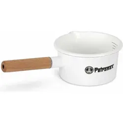 Petromax Stieltopf 1 Liter, Edelstahl/Holz - Töpfe fürs Camping, kratzfeste Oberfläche und leicht zu reinigen für sorgenfreies Kochen in der Natur.