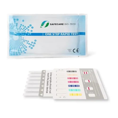 Multi Drogentest 10 Drogenarten Urin Multidrogentest Schnelltest THC Cannabis Kokain Opiate Urin Urintest Drogen Schnelltest schnelltester teststreifen Drogenschnelltest Drug Test Kit selbsttest