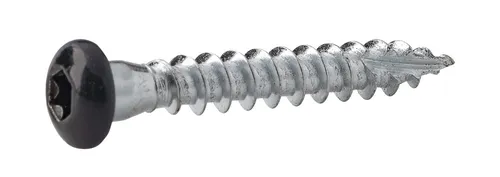 Simpson Holzverbinderschrauben SERIES BLACK 5 x 35 mm - 100 Stück - Winkel & Holzverbinder, hochwertige pulverbeschichtete Schrauben für stabile Verbindungen, ideal für Bauprojekte im Innen- und Außenbereich.