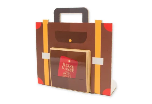 itenga Geschenkbox itenga Geldgeschenkverpackung Reisekoffer