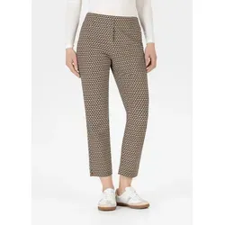 Stehmann 3/4-Hose mit Minial-Muster von Stehmann