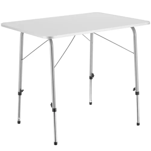 Höhenverstellbarer Aluminium Klapptisch für Camping und Garten