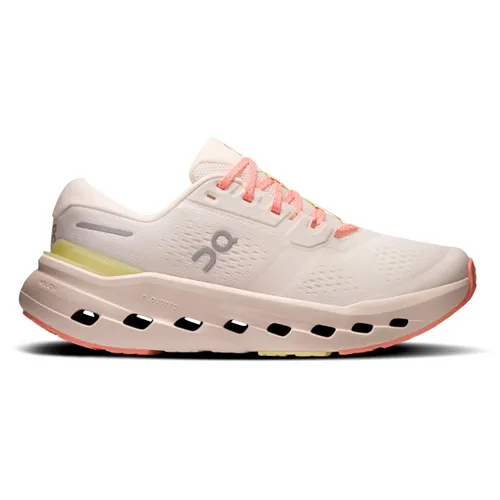 ON Damen Cloudrunner Sportschuhe/Sneaker 3 Ivory/Dew - Leichte Damen-Sportschuhe mit CloudTec-Dämpfung für ein angenehmes Lauferlebnis. Atmungsaktives Obermaterial und verbesserte Gummi-Außensohle sorgen für optimalen Halt und Komfort.