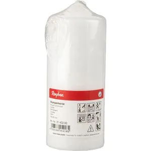 Rayher Kerzen 3140200, Stumpenkerze, weiß, Ø 6 cm, Höhe 15 cm