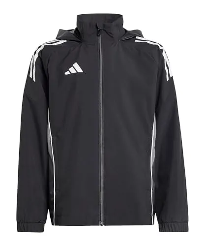 adidas Performance Tiro 25 Competition Regenjacke Kids Schwarzgrau, 140 Kinder