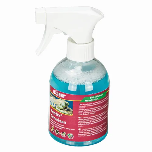 Hobby Reptix Terraclean Kalkentferner 300 ml - Terrarium Glas Reiniger Terrarien