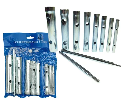 Rohr Steckschlüssel Satz 10-tlg 6-22mm Rohrsteckschlüssel Rohrschlüssel Set