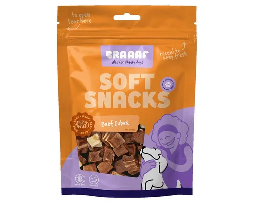 Holland Animal Care Hundesnack Soft Snack Würfel Rind & Fisch 85 g, für: Hund