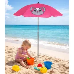 Kinder Sonnenschirm Hase-mkcs1001-schirm-hase in pink von Mojawo