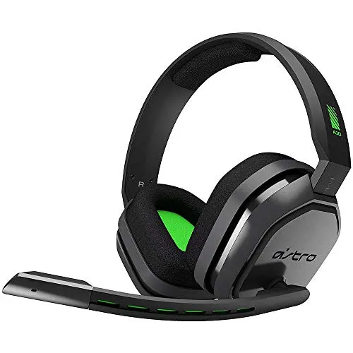 Produktbild ASTRO Gaming A10 Gaming-Headset mit Kabel, Leicht & Robust, ASTRO Audio, Dolby ATMOS, 3,5mm Anschluss, Xbox Series X|S, Xbox One, PS5, PS4, Nintendo Switch, PC, Mac, Smartphone - Schwarz/Grün