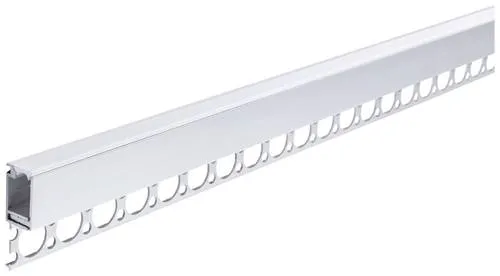 Paulmann 78403 Profil Einbau Aluminium (eloxiert), Satin - Zubehör für Leuchten mit eindrucksvollem indirektem Licht, individuell wählbaren Lichtstärken und smart steuerbar über App oder Sprachassistenten.