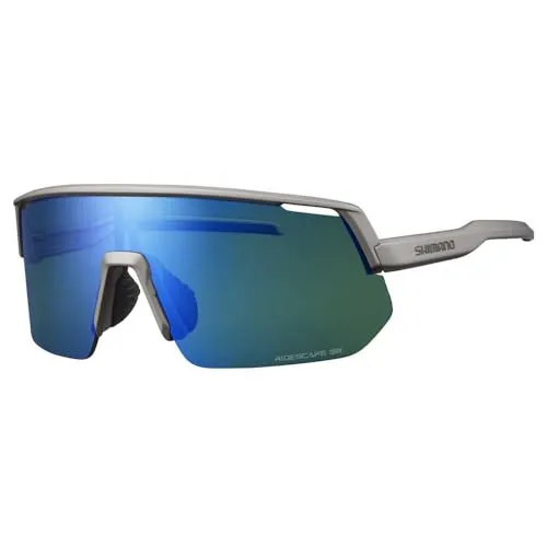 Shimano TECHNIUM 2 L Ridescape Gravel Sonnenbrille - Sportbrille mit RIDESCAPE-Glas für optimierte Sicht bei wechselnden Witterungsbedingungen. Ideal für Gravel-Fahrten, bietet sie verbesserten Kontrast und klare Sicht auf unterschiedlichen Belägen.