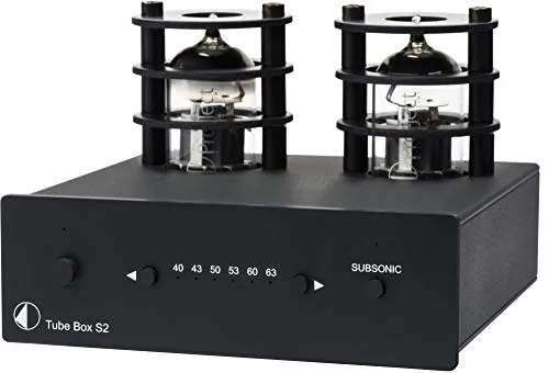 Pro-Ject Tube Box S2 Röhrenphono Vorverstärker schwarz