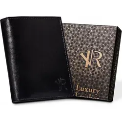 Rovicky | Große Brieftasche aus Naturleder für Männer - Schwarz