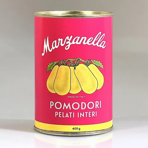Gelbe Tomaten Marzanella 400 g, Abtropfgew. 240 g Dosentomaten aus Kampanien