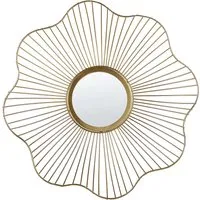 Wandspiegel SENS 40 cm in gold von Beliani