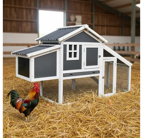 Mucola Kleintierkäfig Hühnerstall 176x102x66 cm