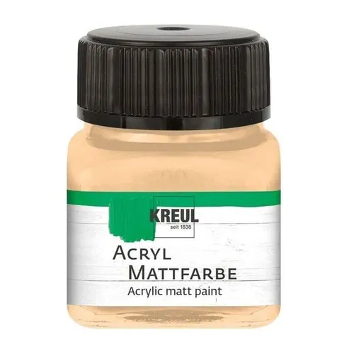 Kreul Acryl Mattfarbe beige sunny  20ml Glas 100 ml / 12,45 Euro