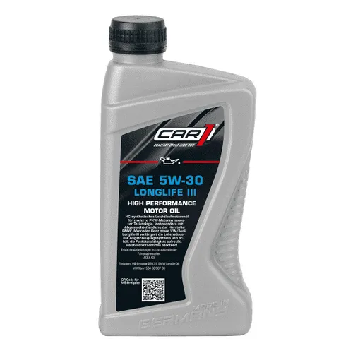 1x Motorenöl Motoröl SAE 5W-30 Longlife III 1 Liter ACEA: C3 Leichtlauföl