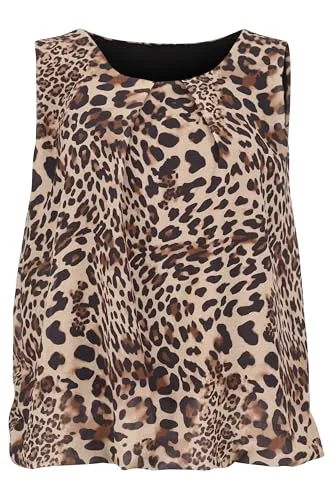 Malito Damen Bluse ärmellos